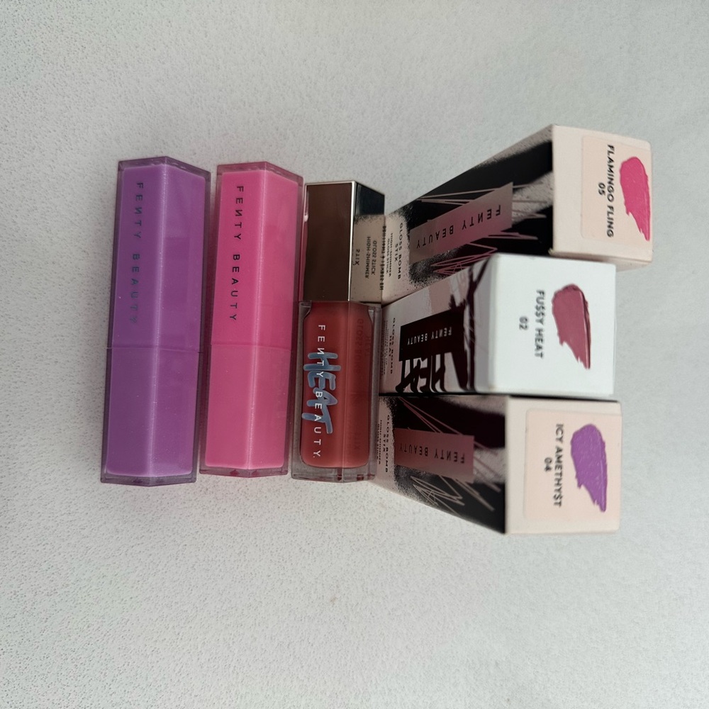 Fenty Beauty Lipstick Collection Purple Pink